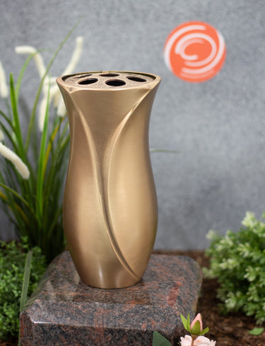 Grabvase Bronze elegant